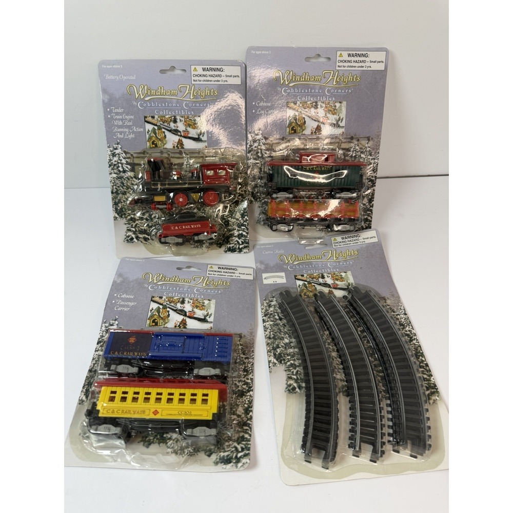 Lot of 4 Sets Windham Heights Cobblestone Corners‎ Model Railroad Train Tracks